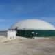 Digester installed by DLS Biogas with a DLS technical container pictured