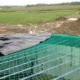 Digester installed by DLS Biogas with the storage membrane installation pictured