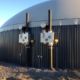 Digester installed by DLS Biogas with over/under pressure units pictured